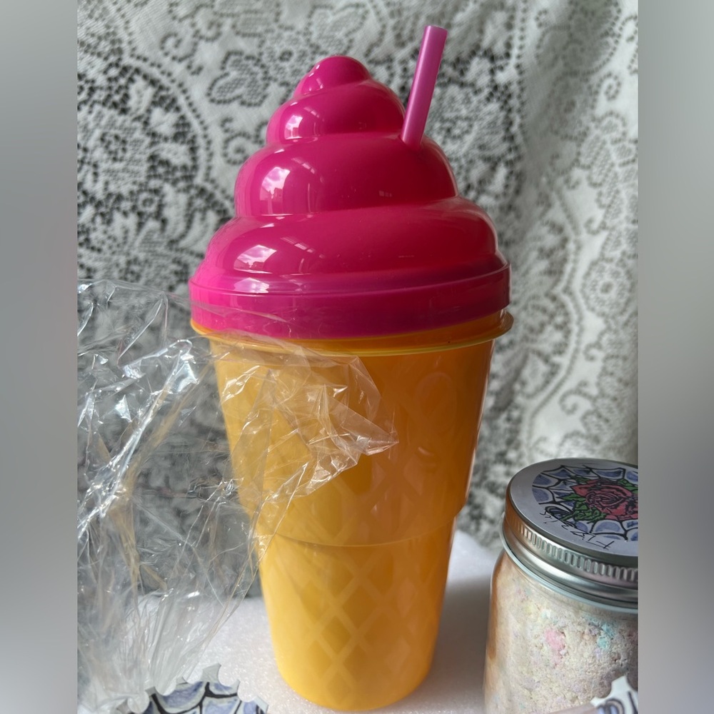 MIXED FIZZIES Cup!  LAVENDER BATH BOMBS EUCALYPTUS, TEATREE OIL SINK/BATH BOMB - Picture 6 of 12